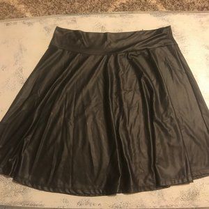 Black Leather Skirt